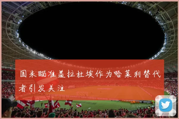 国米瞄准盖拉杜埃作为哈莱利替代者引发关注